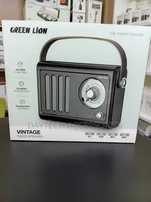 Vintage Radio Speaker 5W With FM Radio Bluetooth 5.3 AUX and USB Input