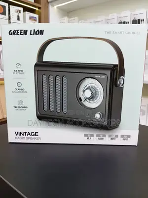 Vintage Radio Speaker 5W With FM Radio Bluetooth 5.3 AUX and USB Input