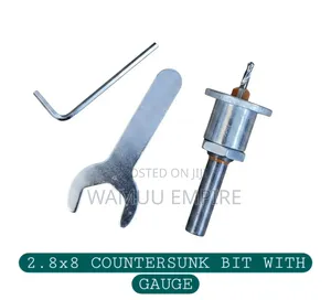 A 2.8 X 8 Mm Adjustable Limit Countersink Drill Bit
