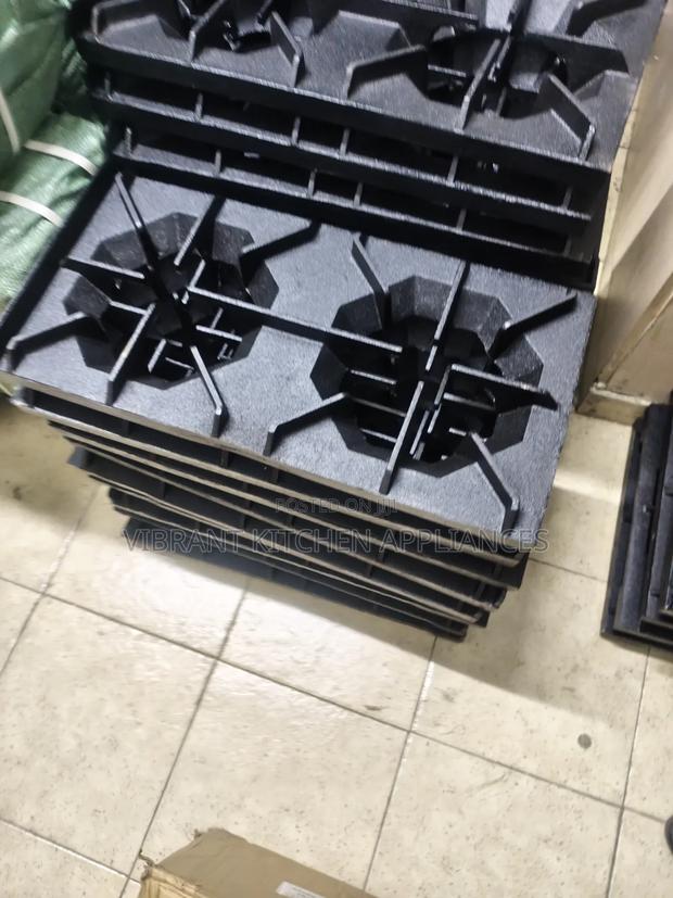 Double Cast Iron Pan Support Grill