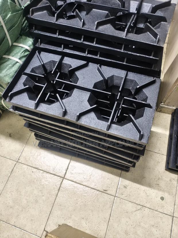Double Cast Iron Pan Support Grill - thumbnail 3