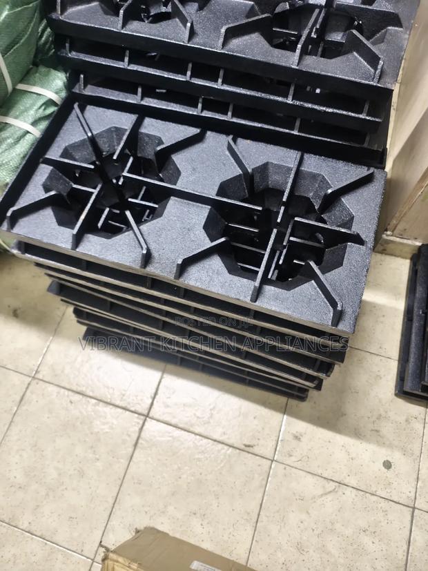 Double Cast Iron Pan Support Grill - thumbnail 4