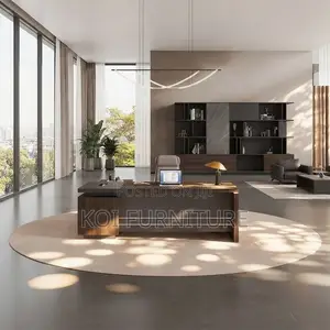 Office Desk; 1800mm Executive L Designed Retun Office Desk