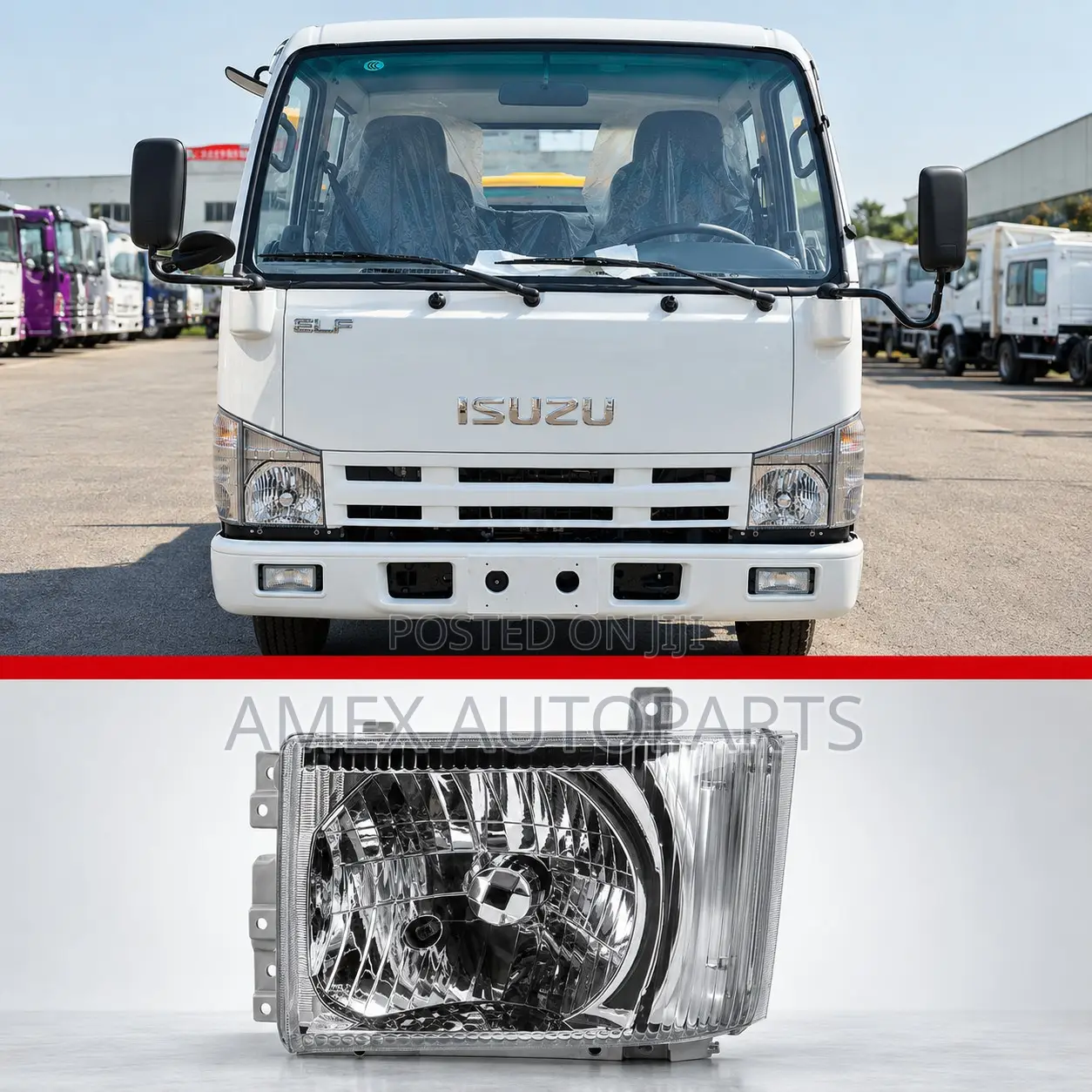 Head Lamp Isuzu ELF NKR NPR 2007 FRR 90 Onwards