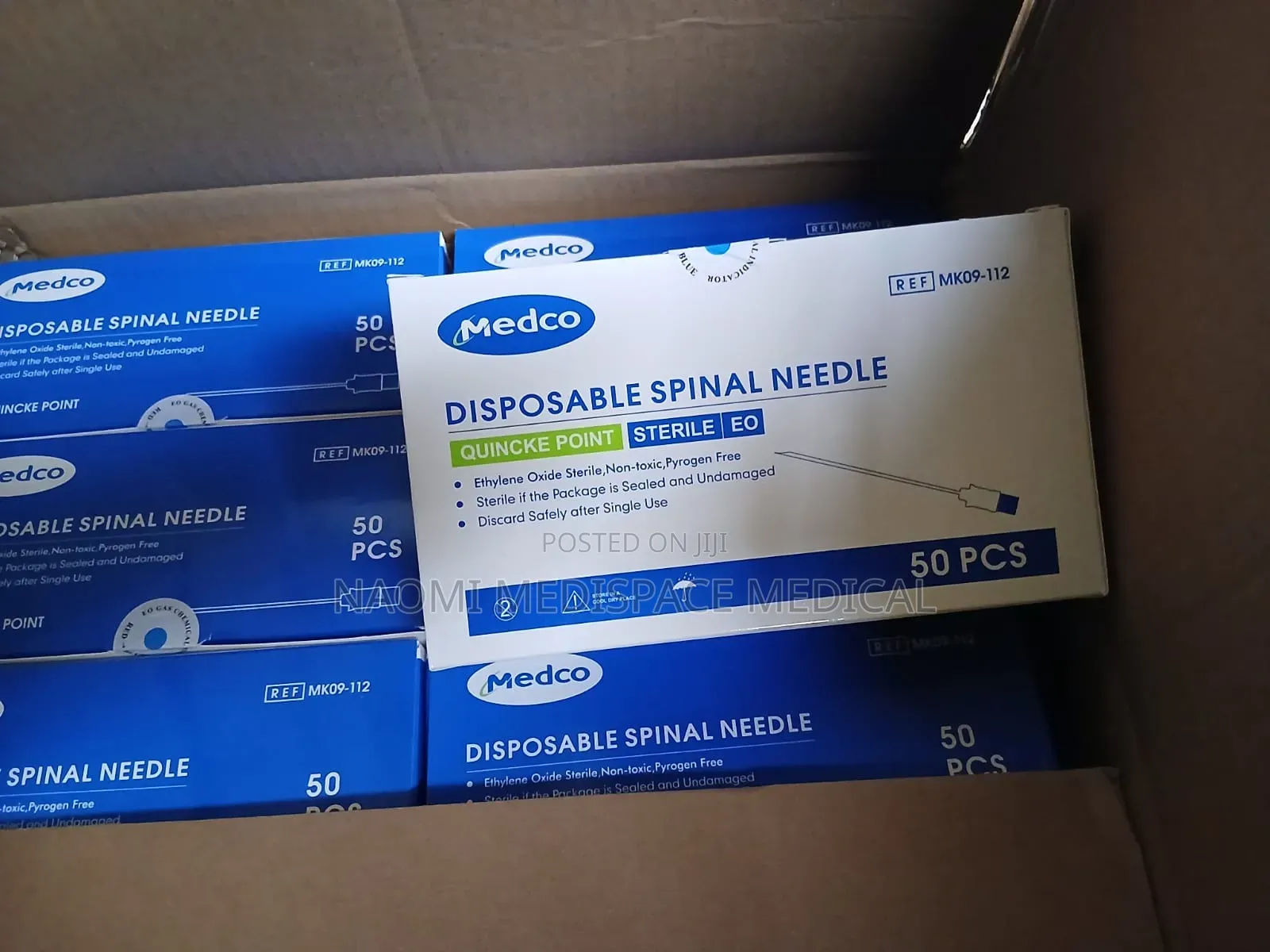 Disposable Spine Needle 22G Black 90mm -50s