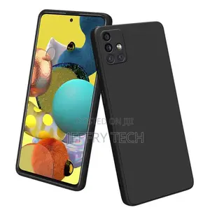 Ilicone Slim Fit Cover Case for Samsung Galaxy A51 - Black