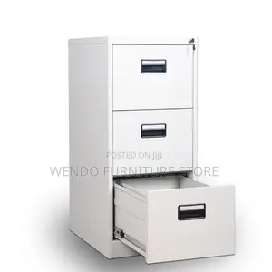 Office Cabinet; Three Drawers Executive Steel Secure Cabinet