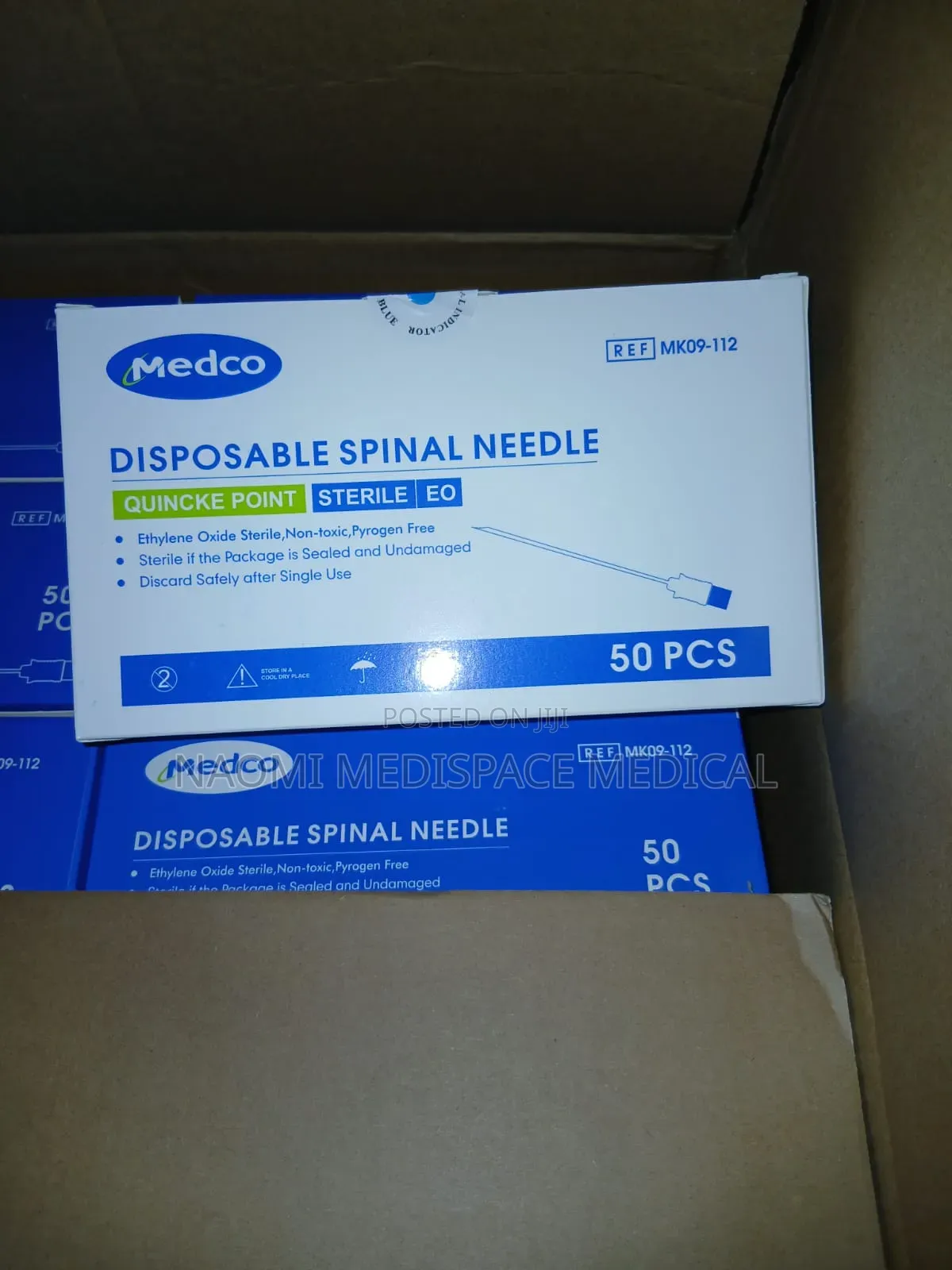 Disposable Spine Needle 25G Orange 90mm-50s