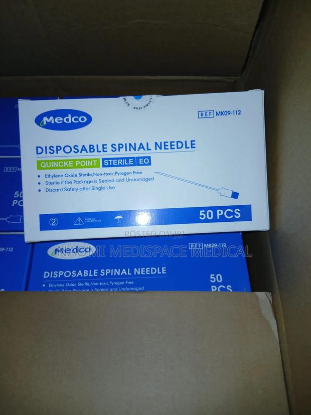 Disposable Spine Needle 25G Orange 90mm-50s