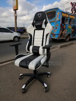 Premium Black White Gaming Chair