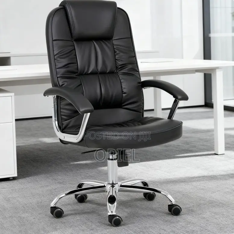 Office Chair : Ergonomic Leather Work Chair