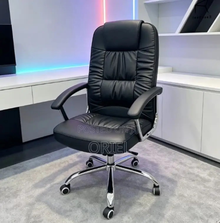 Office Chair : Ergonomic Leather Work Chair
