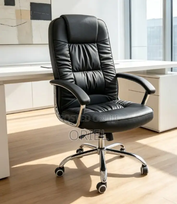 Office Chair : Ergonomic Leather Work Chair