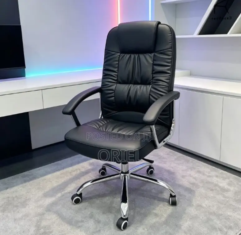Office Chair : Ergonomic Leather Work Chair
