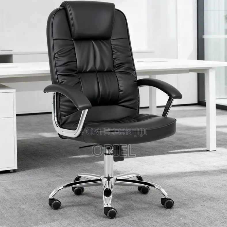 Office Chair : Ergonomic Leather Work Chair