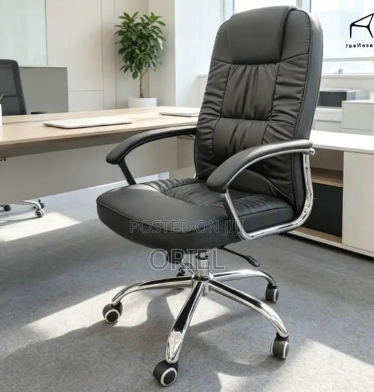 Office Chair : Ergonomic Leather Work Chair