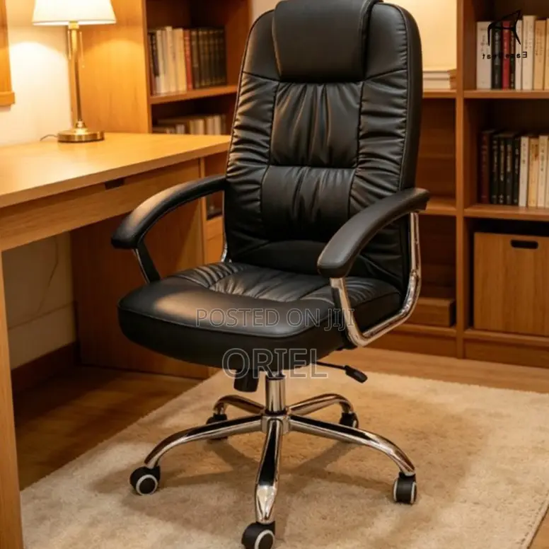 Office Chair : Ergonomic Leather Work Chair