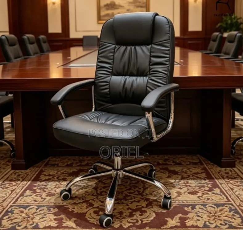 Office Chair : Ergonomic Leather Work Chair