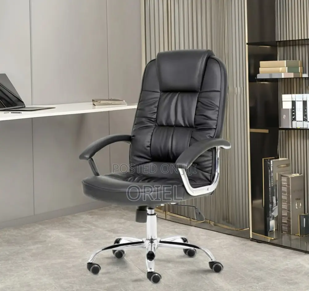 Office Chair : Ergonomic Leather Work Chair