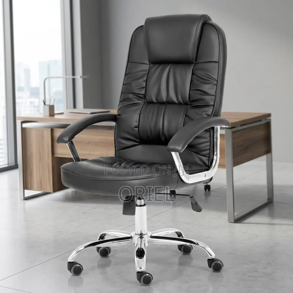 Office Chair : Ergonomic Leather Work Chair