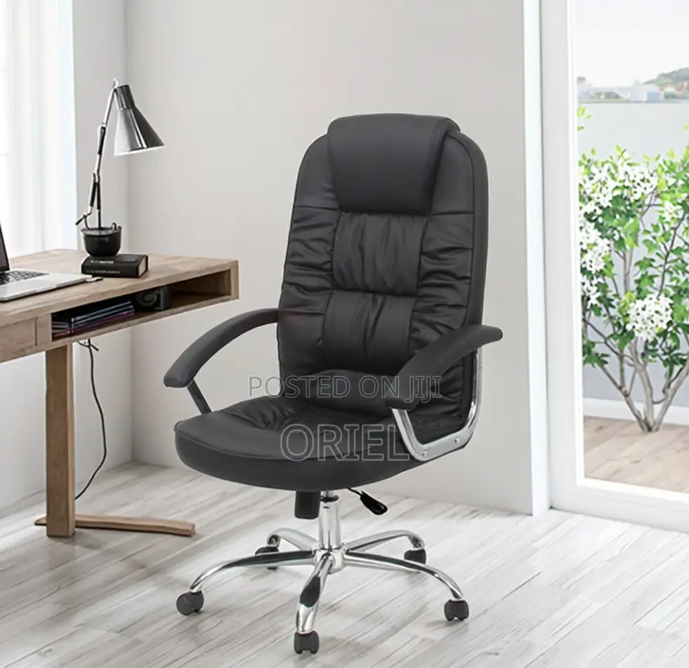 Office Chair : Ergonomic Leather Work Chair