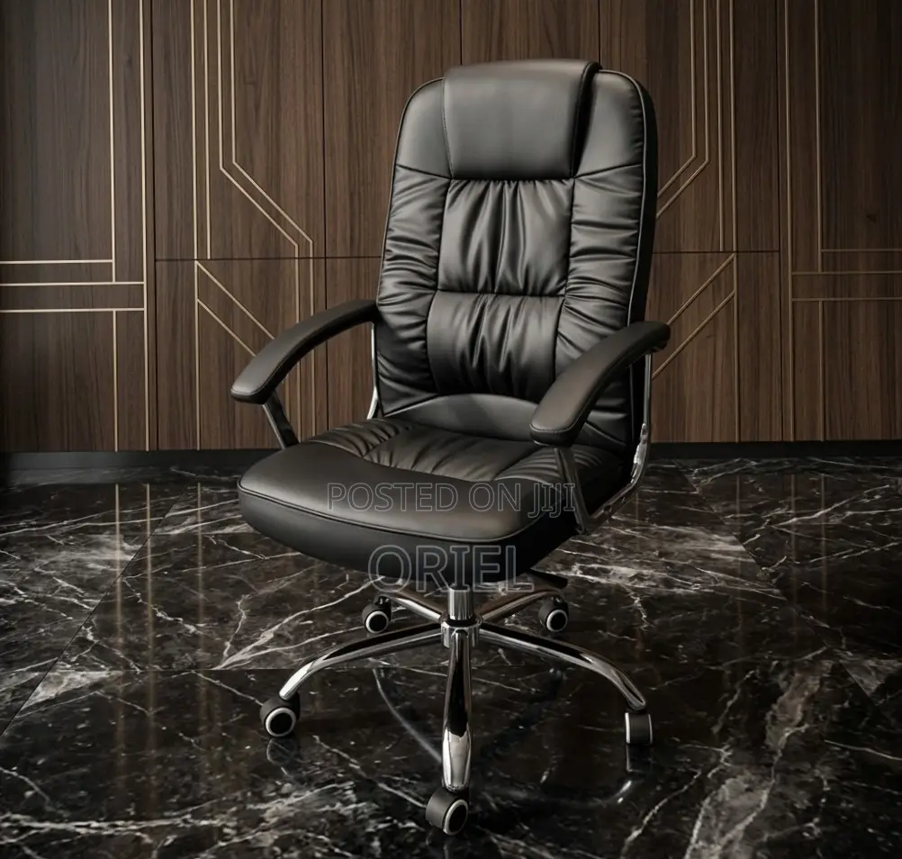 Office Chair : Ergonomic Leather Work Chair