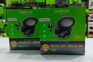Oraimo SpaceBuds 2 AI Smart 52dB Hybrid ANC True Wireless Earbuds.