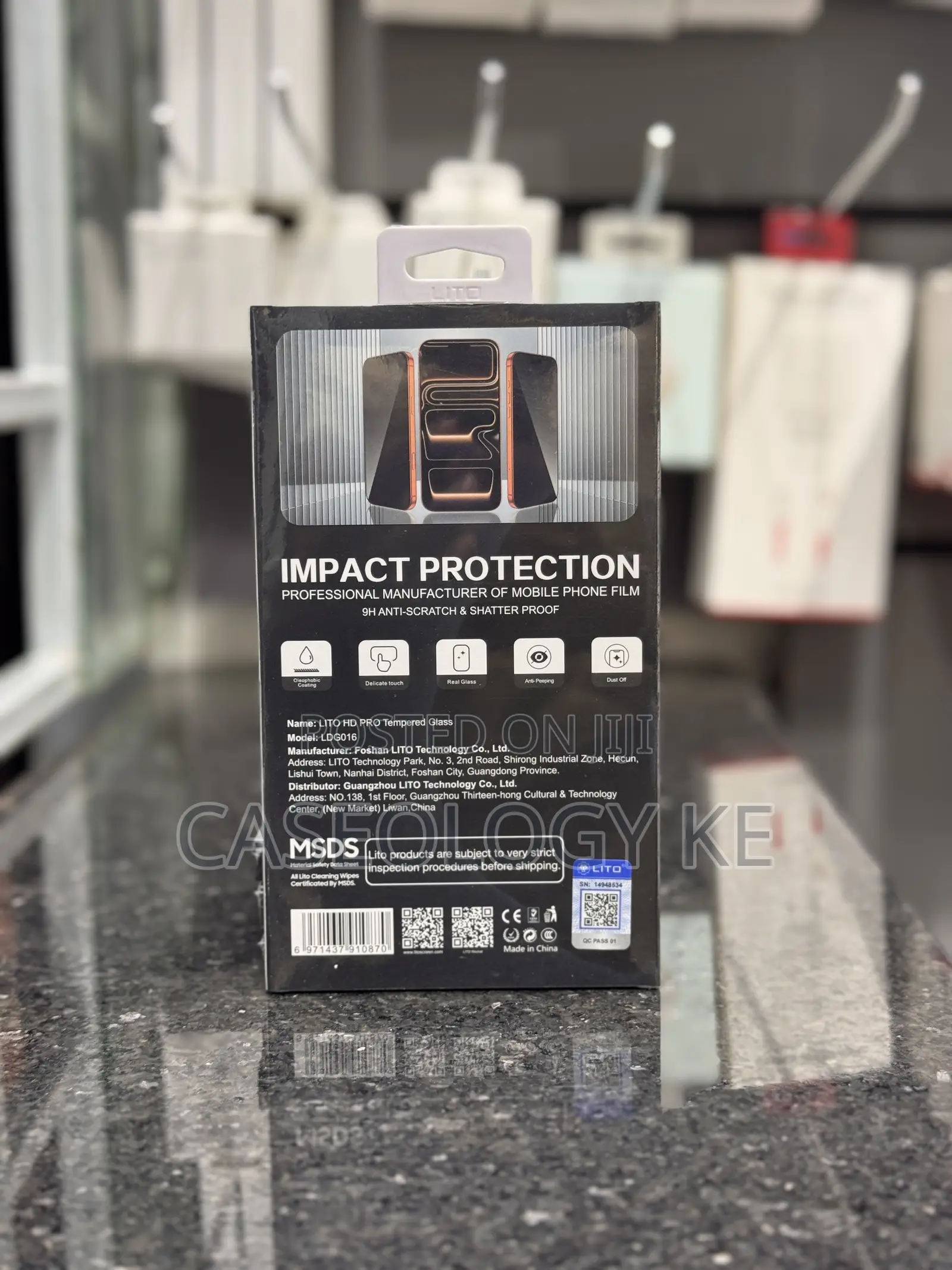 Lito HD Pro Premium Privacy Protector for 17 Pro Max