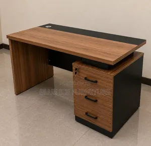 Modern Executive Office Desk With 3 Drawers