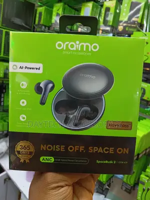 Oraimo SpaceBuds 2 True Wireless Earbuds 52dB Hybrid ANC AI