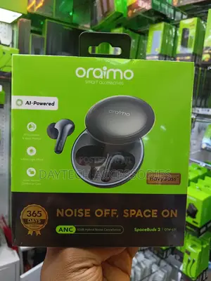 Oraimo SpaceBuds 2 True Wireless Earbuds 52dB Hybrid ANC AI
