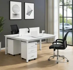 Office Workstation; 2 Way Metal Frame Office Workstation