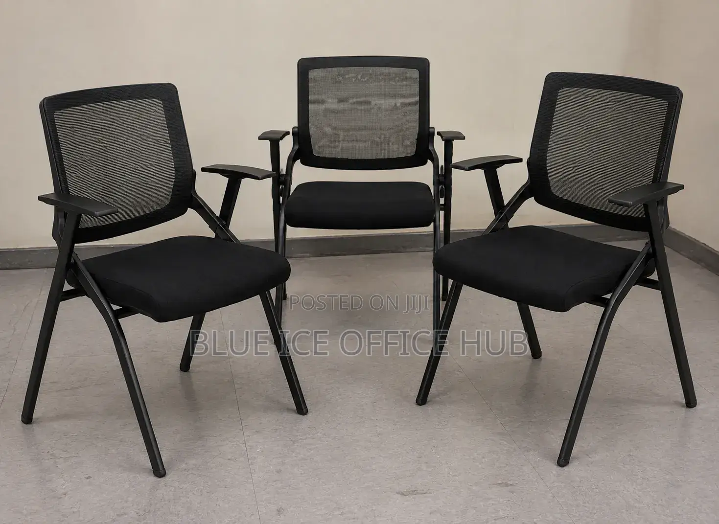 Foldable Office Chair With Armrests