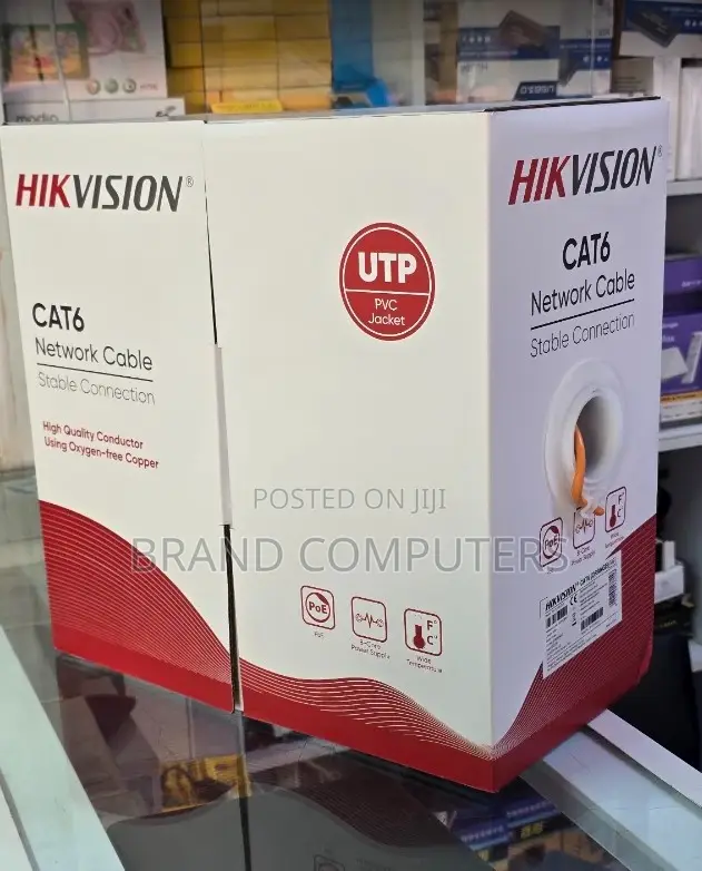 Hikvision CAT 6 LAN Cable (Pure Copper)