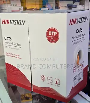 Hikvision CAT-6 Pure Copper Ethernet Cable 305m