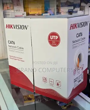Hikvision Cat 6 Cable Full Copper-- 305 Meters