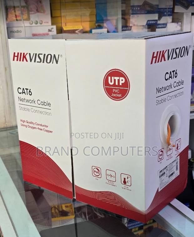 Hikvision Cat 6 Cable Full Copper-- 305 Meters
