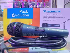 Sennheiser E 845-S Evolution Supercardioid Dynamic Vocal Microphone