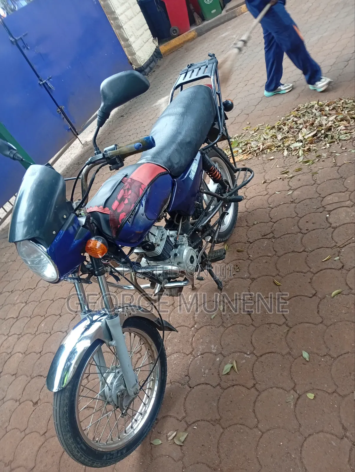 Bajaj Boxer 100 2017 Blue