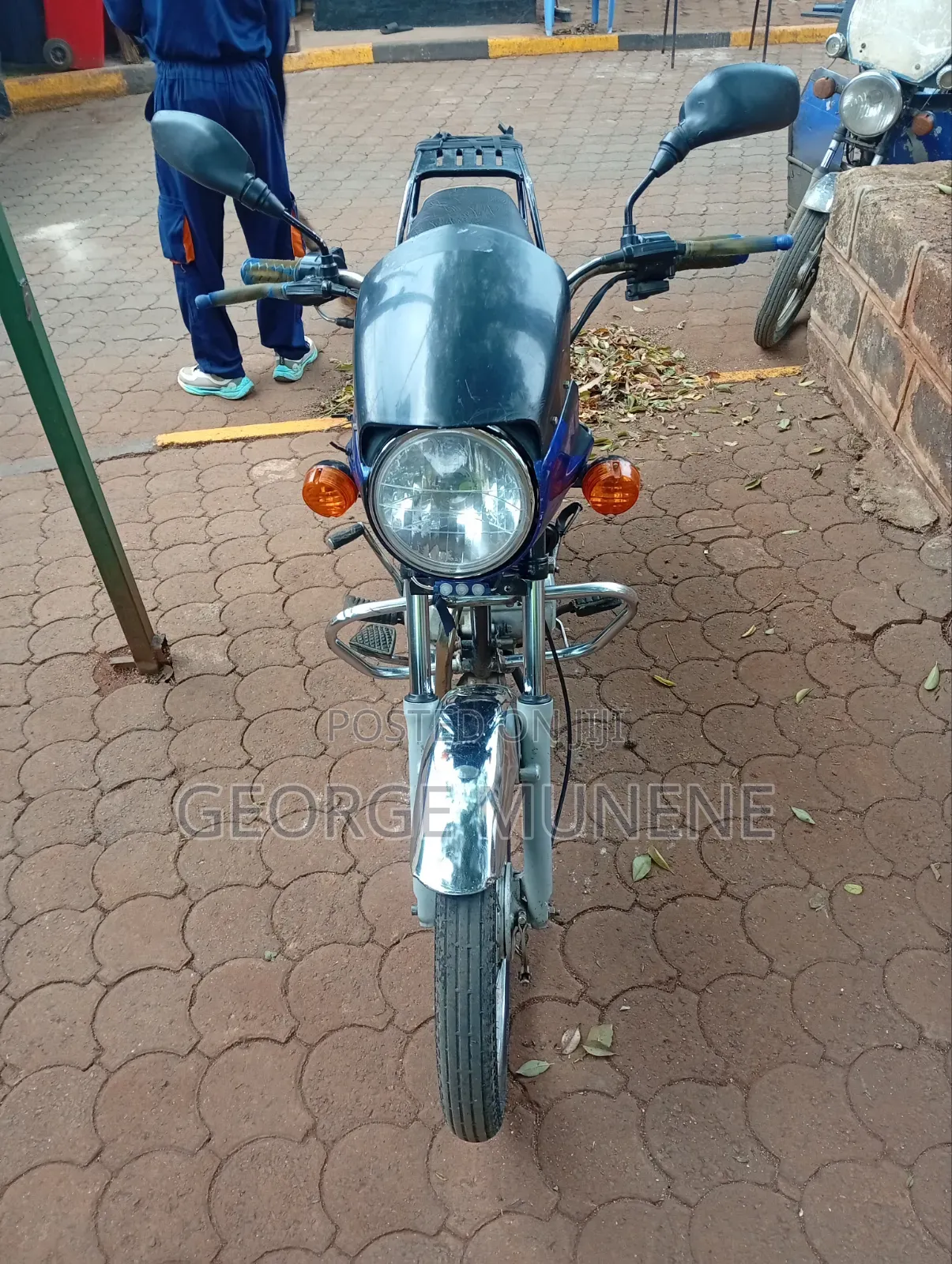 Bajaj Boxer 100 2017 Blue