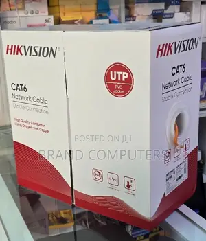 Pure Copper Hikvision Cat6 Cable 305m