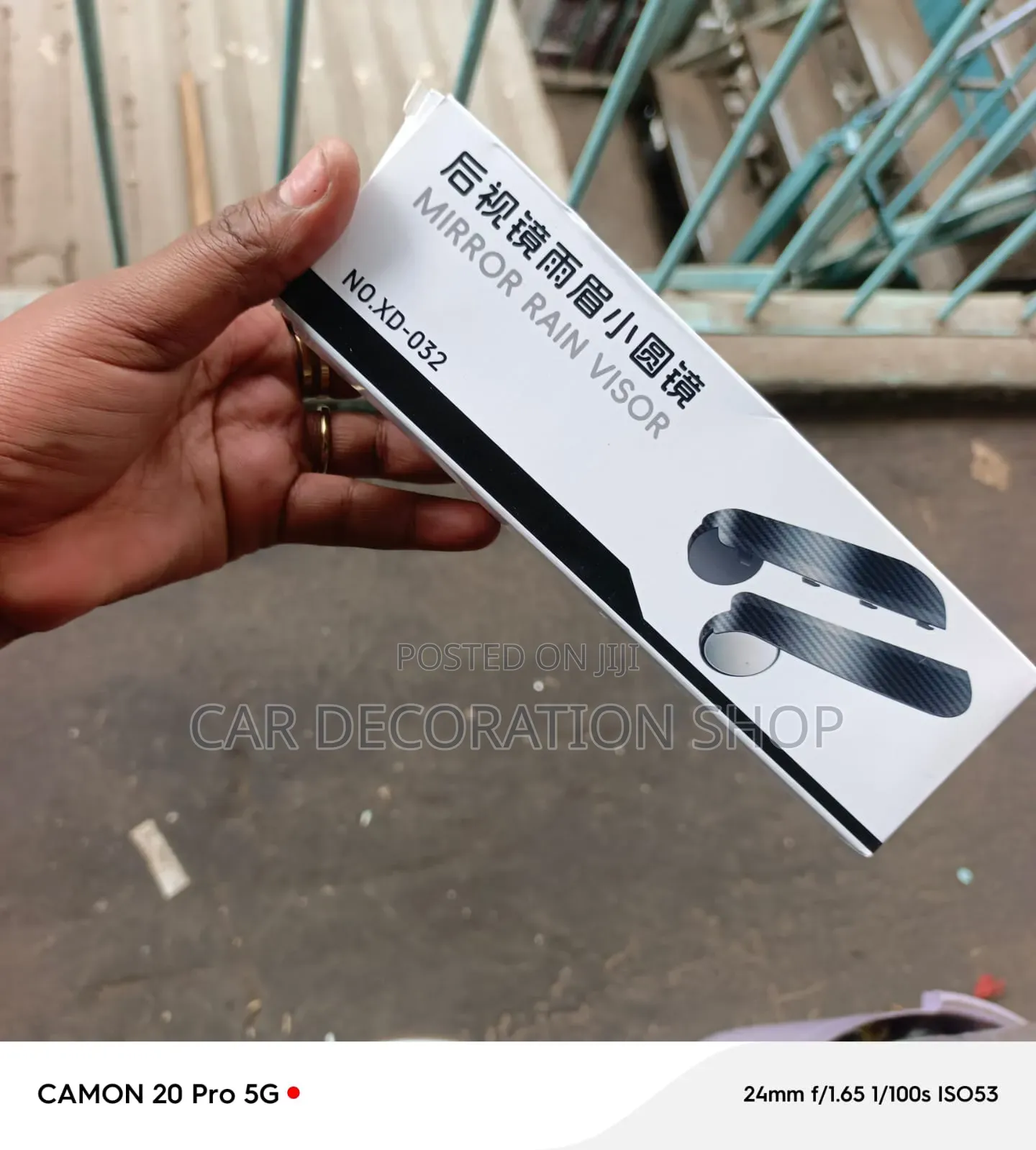 Self Adhesive Side Mirror Rain Drops Guards to Keep Clear View