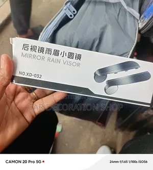 2in1 Side Mirror Rain Eyebrow Guards With Attached Blind Spot Mirror