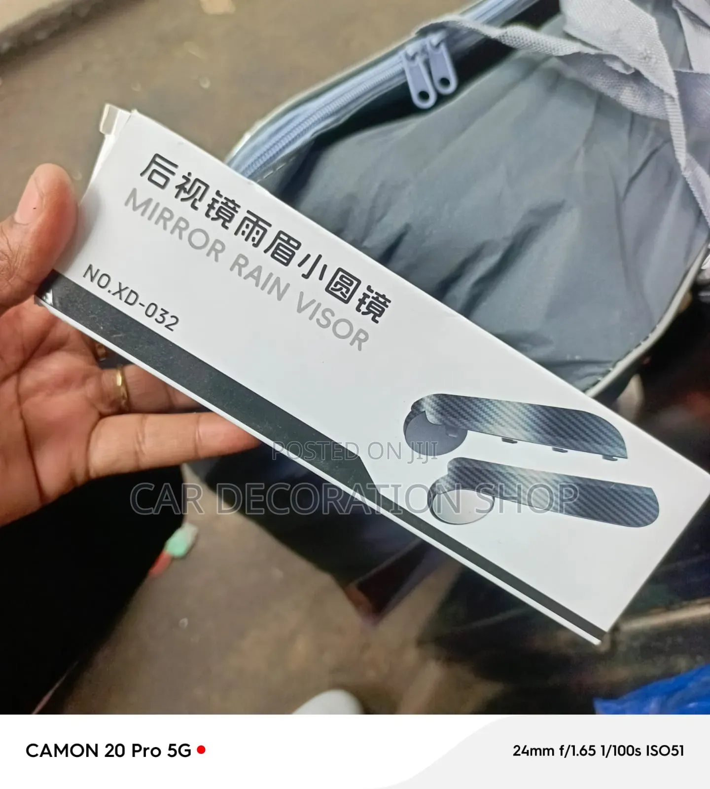 2in1 Side Mirror Rain Eyebrow Guards With Attached Blind Spot Mirror