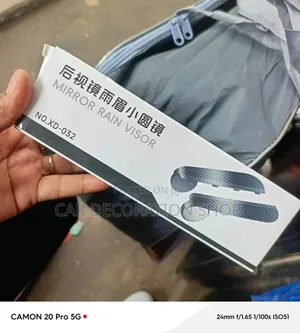 2in1 Side Mirror Rain Eyebrow Guards With Attached Blind Spot Mirror