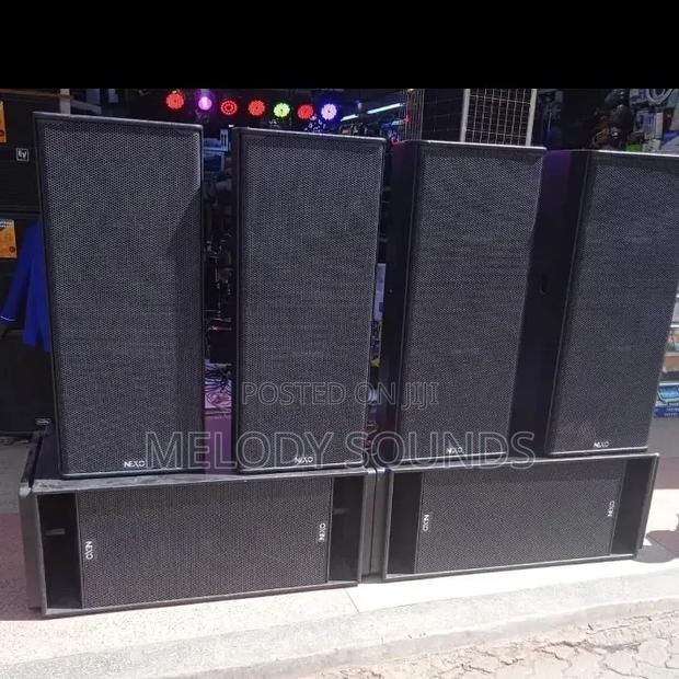 Nexo Full and Bass Speakers