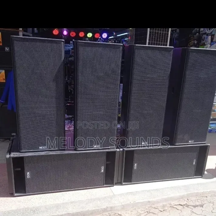 Nexo Full and Bass Speakers