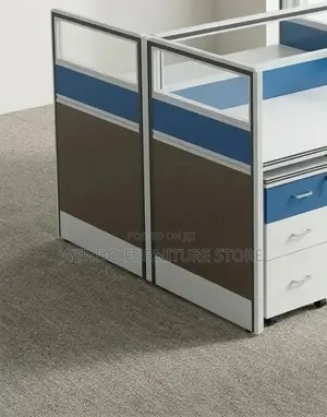Office Workstation; Two Users Employees Practical Office Workstations