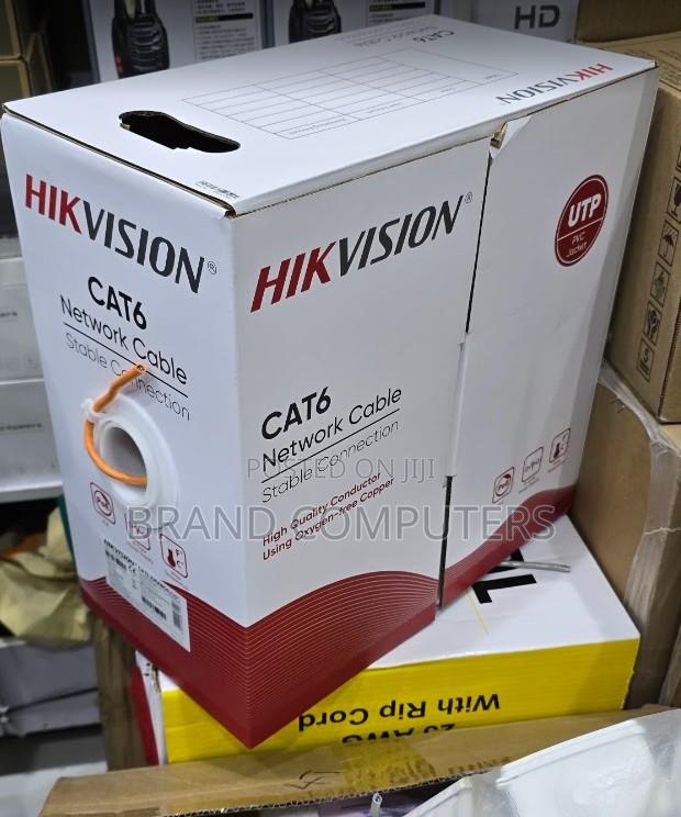 Hikvision CAT 6 LAN Cable (Pure Copper) 305m With POE