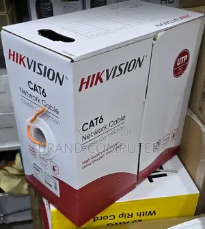 Hikvision 305m CAT6 Solid Copper UTP Network Cable, Brand New